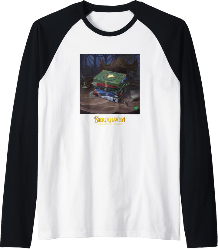Magic: The Gathering Strixhaven School Of Magic Book Stack Raglan