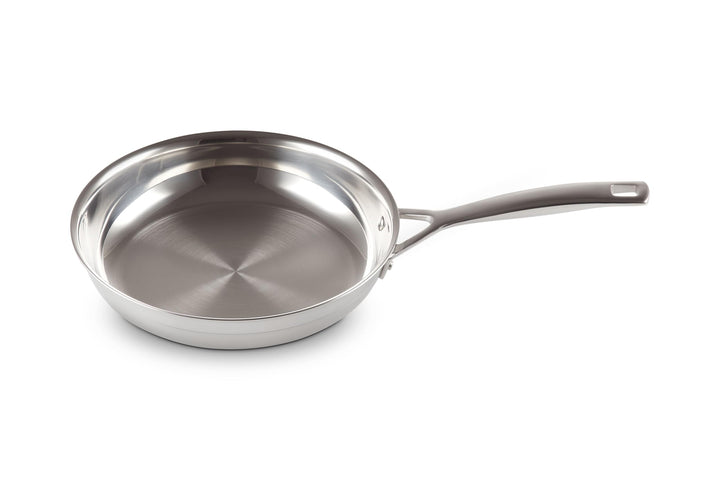 Le Creuset Unbeschichtete Bratpfanne aus 3-ply Edelstahl, Ø 24 cm, 96200224001100 24 cm Unbeschichte