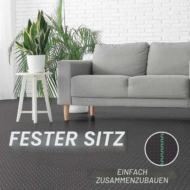 Yes4All 60x60 cm bis zu 11.1 m², Set 6/12/30 Puzzlematte Premium Schutzmatten Bodenschutz Bodenflies