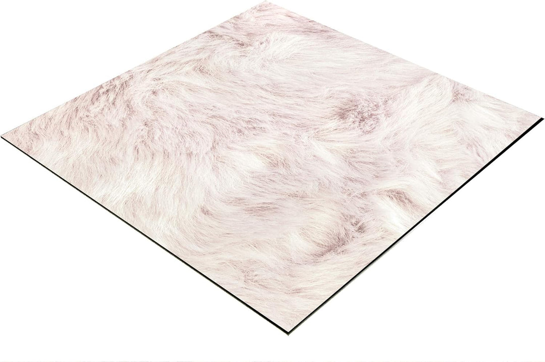 Bresser Fotostudio Flat Lay Fotohintergrund - 60x60cm - Soft Pink Pluche, Soft Pink Pluche
