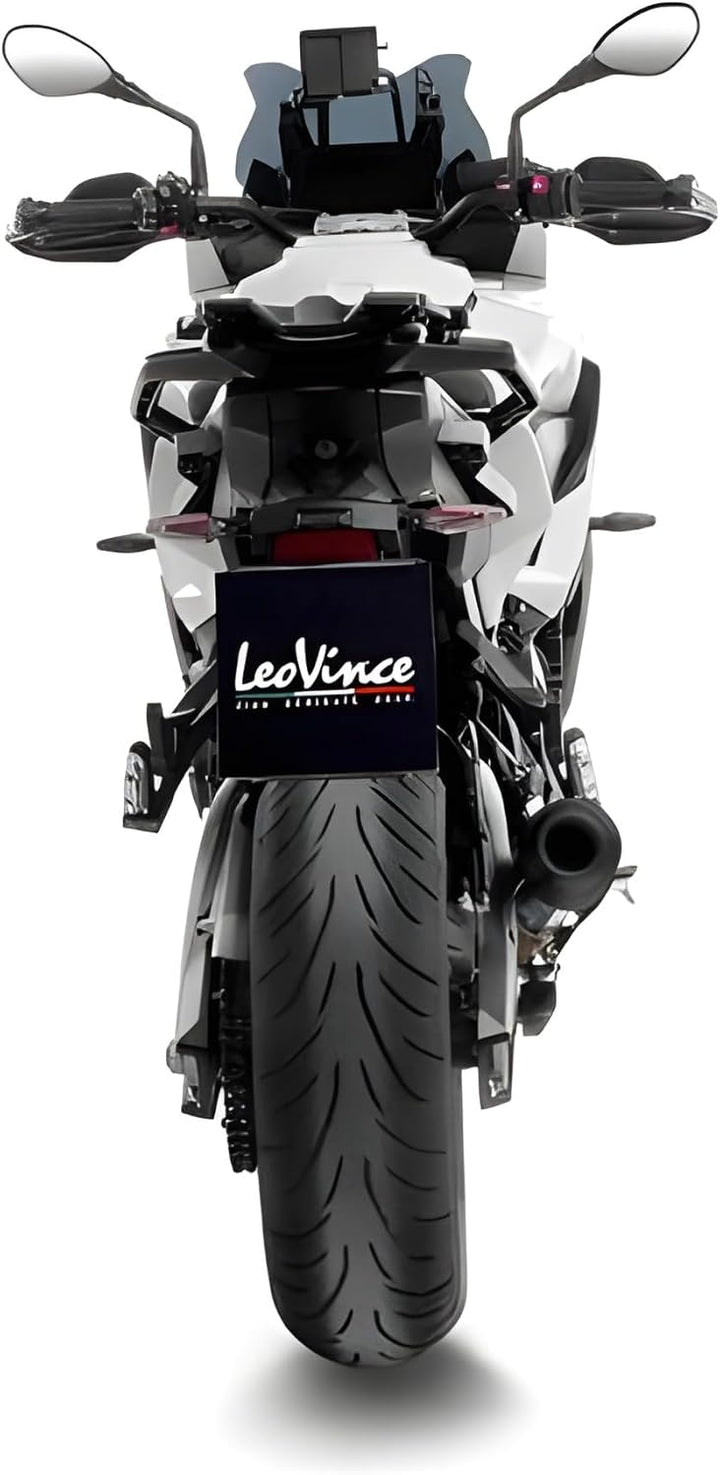 Endschalldämpfer LeoVince SLIP-ON SBK LV-10 FULL BLACK, Edelstahl schwarz, mit Zulassung für BMW S 1