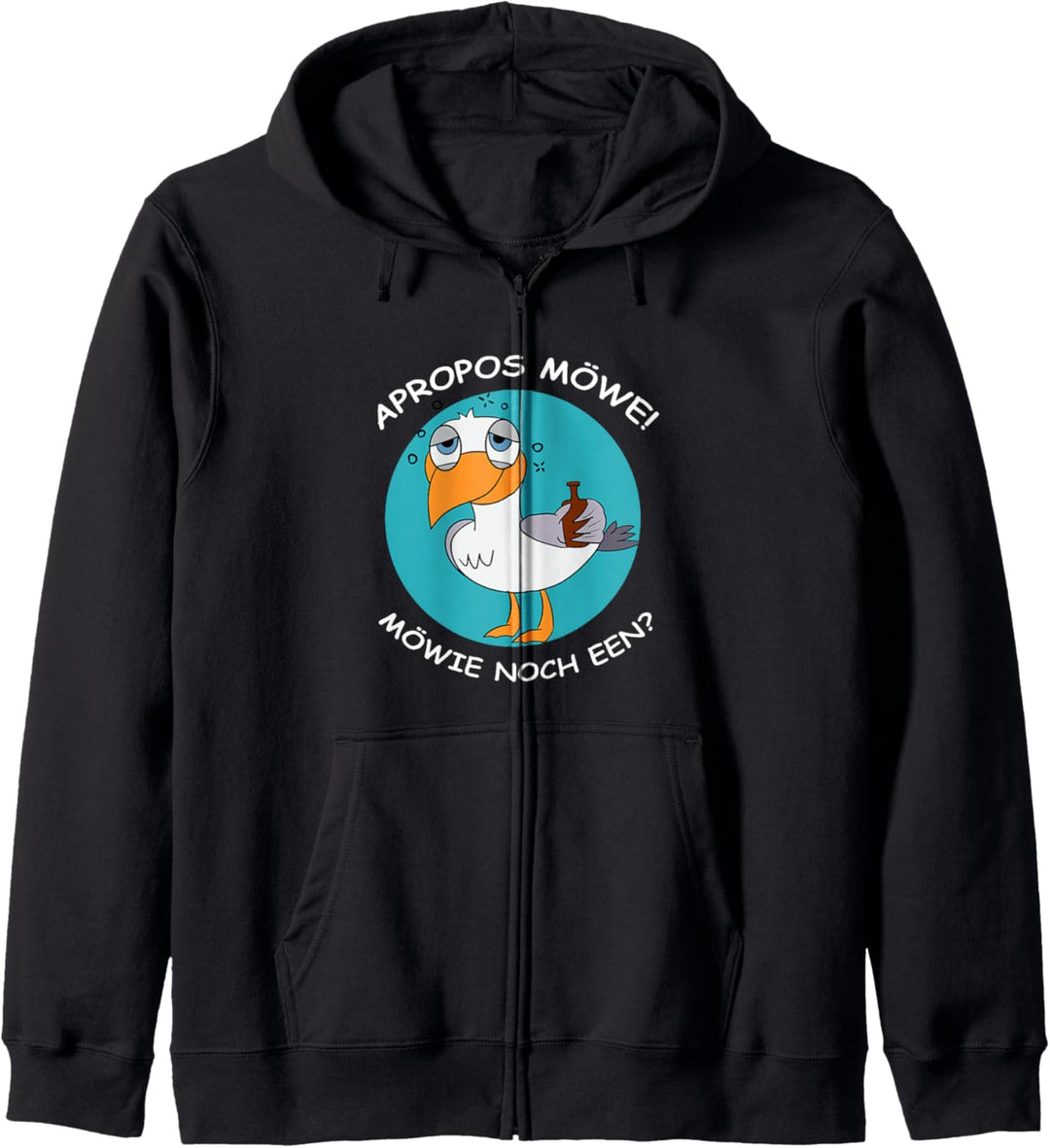 Apropos Möwe! Möwie noch een? Plattdeutsch Norddeutsch Kapuzenjacke