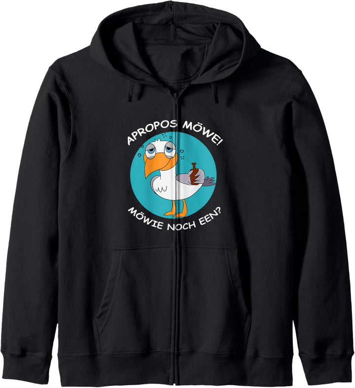Apropos Möwe! Möwie noch een? Plattdeutsch Norddeutsch Kapuzenjacke