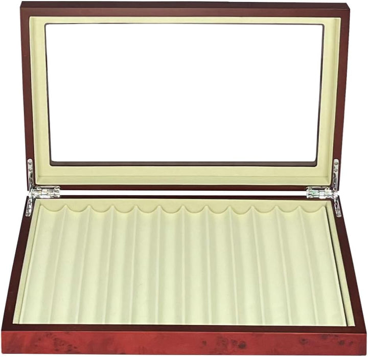 MR Maestro Relojero - Stifthalterbox mit Vitrine | Platz für 12 Schreibgeräte | Lamy & Graf Von Fabe
