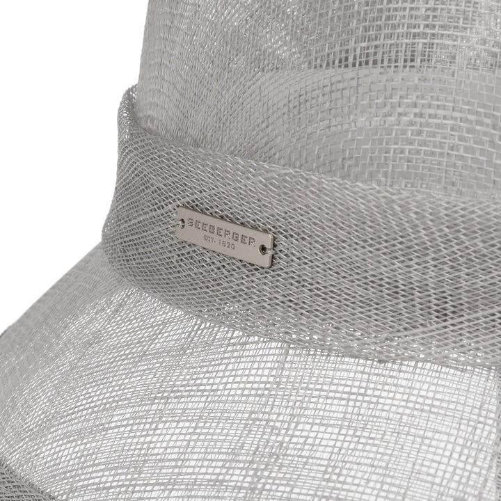 Seeberger Valeska Sinamay Strohhut Damenhut Sommerhut Strohglocke (One Size - grau)