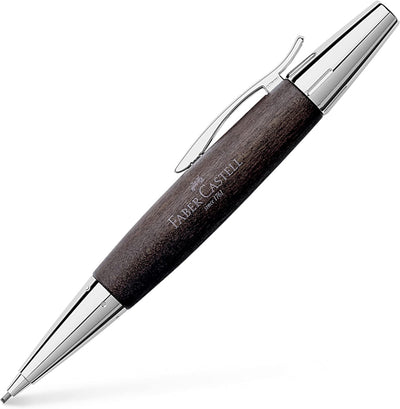 Faber-Castell 138383 - Drehbleistift e-motion Birnbaum / Metall, Mine: 1,4 mm, inklusive Geschenkver