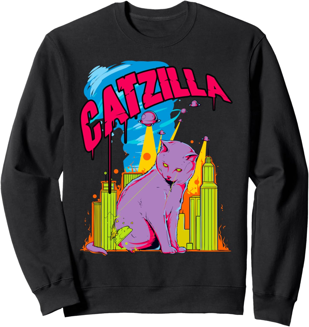 Catzilla T Shirt Sweatshirt