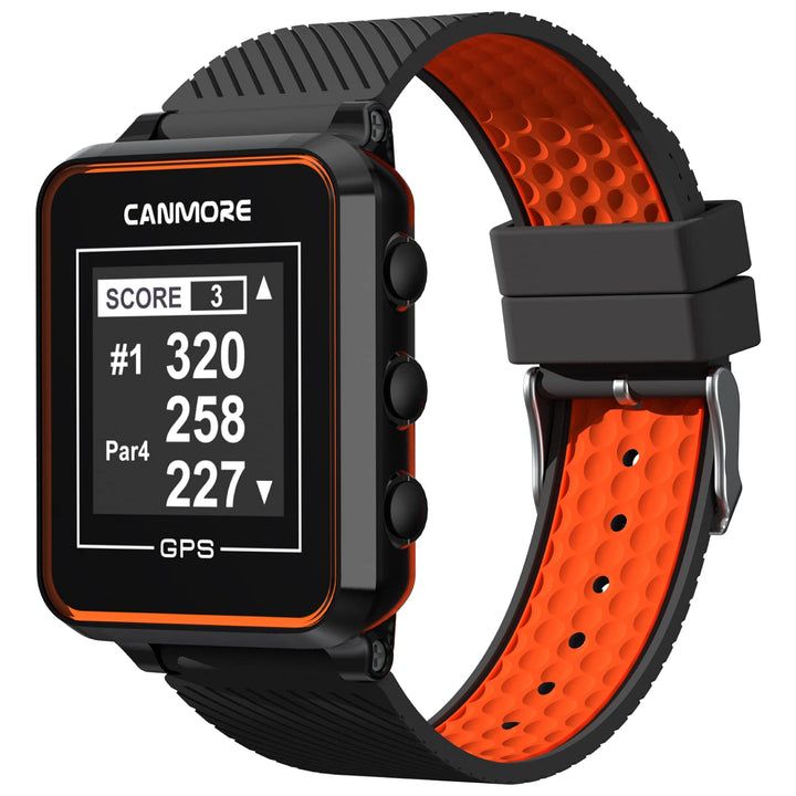Canmore TW356 Golf-GPS-Uhr für Damen und Herren, kostenloses Update, grosses LCD-Display, Upgrade-IC