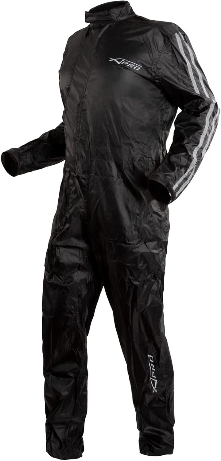 Regenkombi Regenanzug Regenhose Regenjacke Motorrad Wasserdicht Silber M M Silber, M Silber