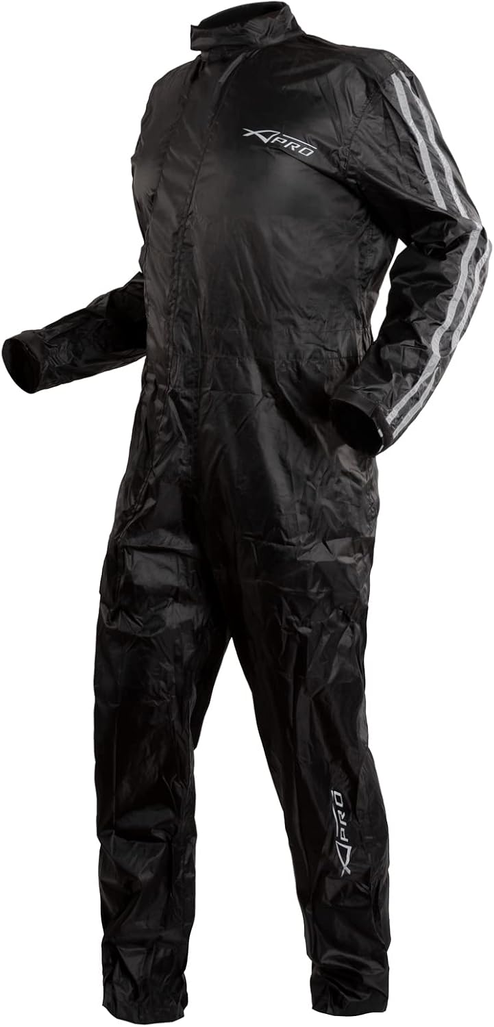 Regenkombi Regenjacke Motorrad Regenhose Wasserdicht Regenanzug Silber S S Silber, S Silber