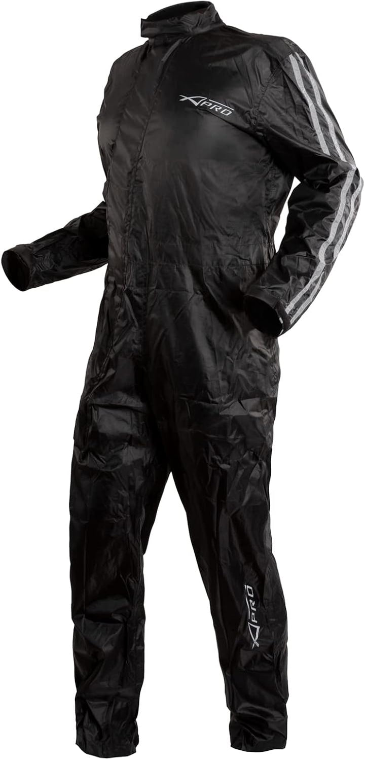 Regenkombi Regenjacke Motorrad Regenhose Wasserdicht Regenanzug Silber S S Silber, S Silber