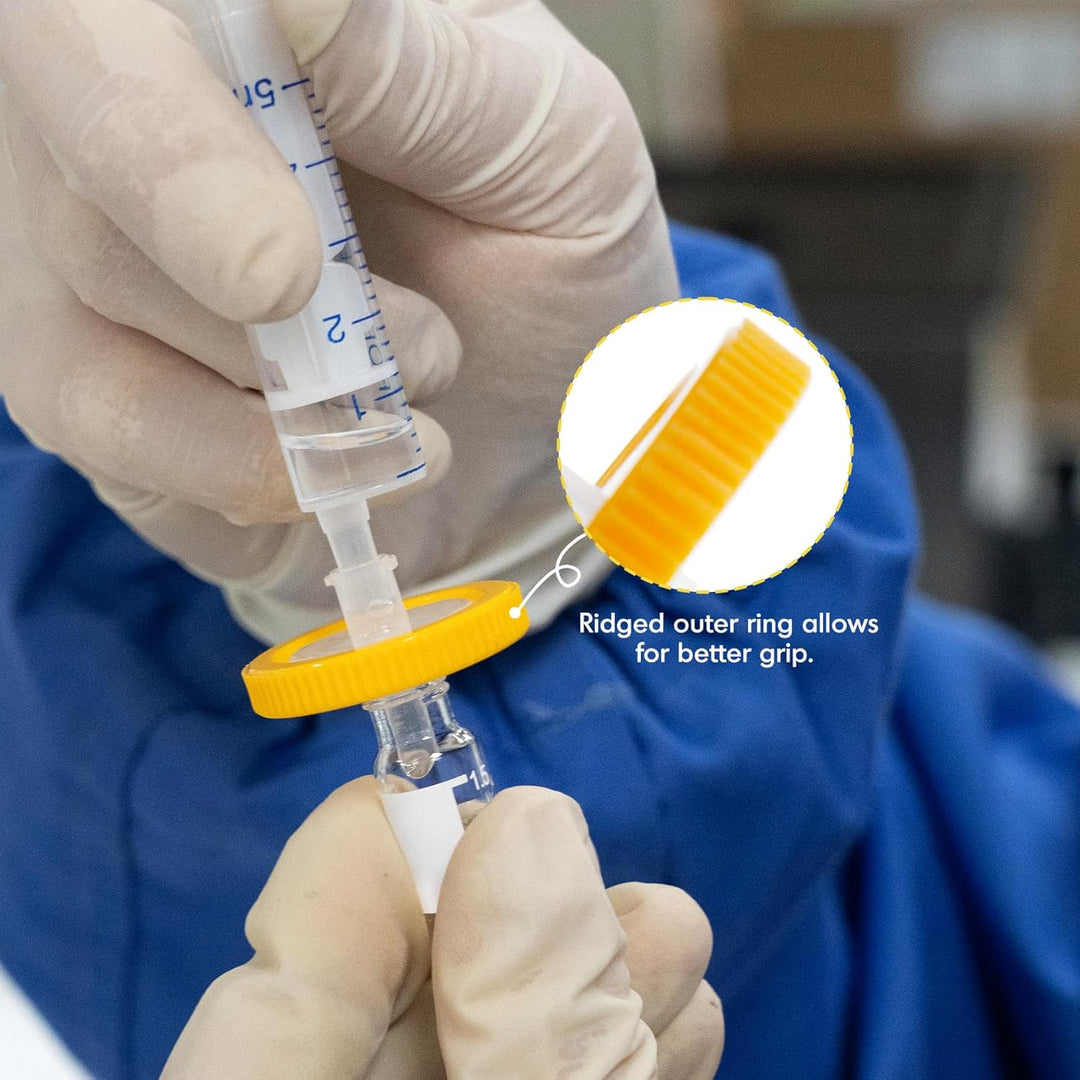 100 Stücke PES Spritzenfilter 0,45 um Porengrösse, 25 mm Membran Durchmesser, Labor-spritzenfilter,