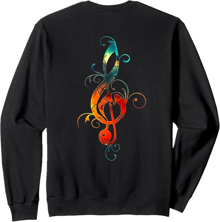 Violinschlüssel, Musik, Symbol, Musiknoten, Notenblätter Sweatshirt