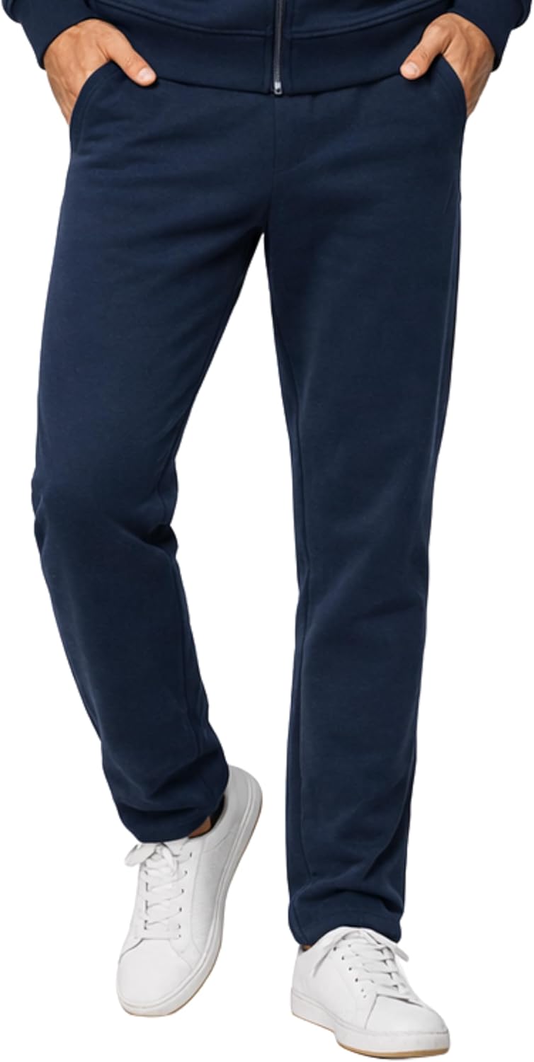 Morgenstern Herren Hausanzug - Trainingsanzug - Sportanzug - Baumwolle - Komplett M Blau, M Blau