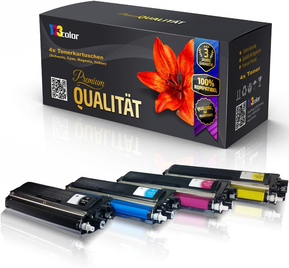 4X Print-Klex Alternative Tonerkartuschen kompatibel für Brother DCP9015CDW DCP9020CDW HL3140CW HL31