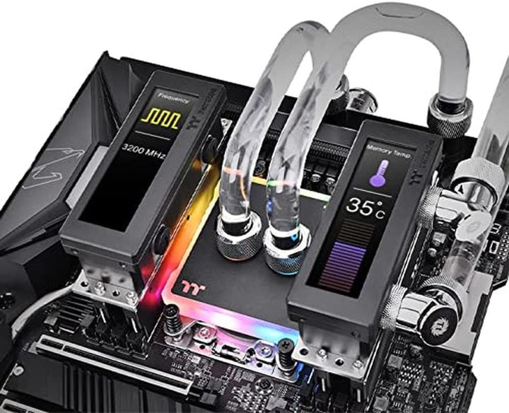 Thermaltake Pacific A2 Ultra Memory Water Block | Arbeitsspeicher-Kühler | 3.9" LCD-Display | PC-Was