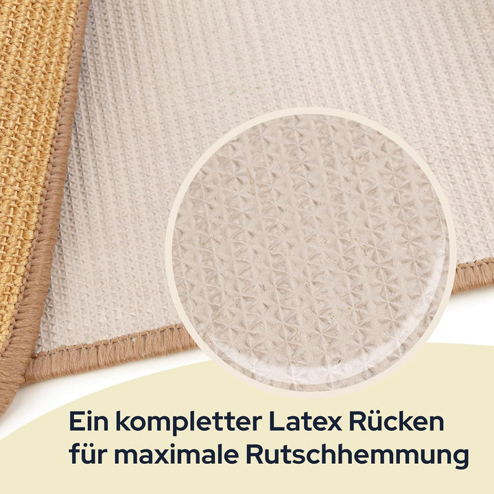 Primaflor Katzen-Kratzmatte - Grau, 200 x 300 cm, Rutschhemmende Sisalmatte für Krallenpflege, Robus