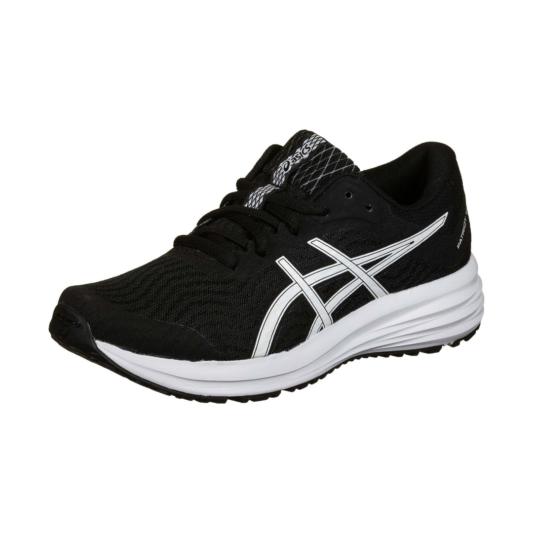ASICS Patriot 12 GS Laufschuh Kinder 32.5 EU Schwarz Weiss, 32.5 EU Schwarz Weiss