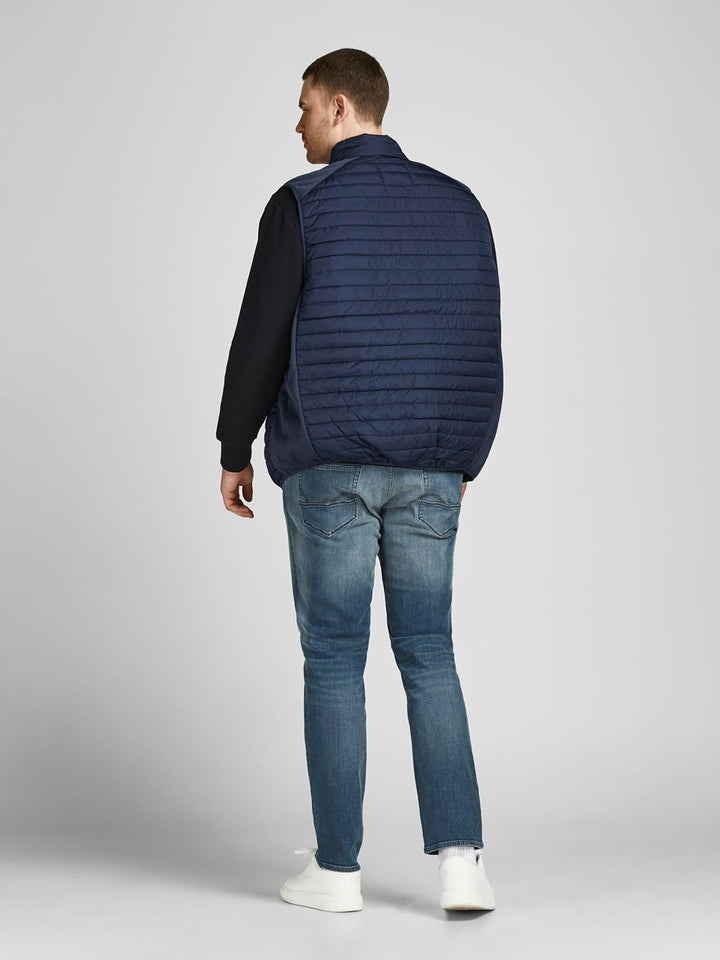 JACK & JONES male Steppweste Steppweste L Navy Blazer, L Navy Blazer