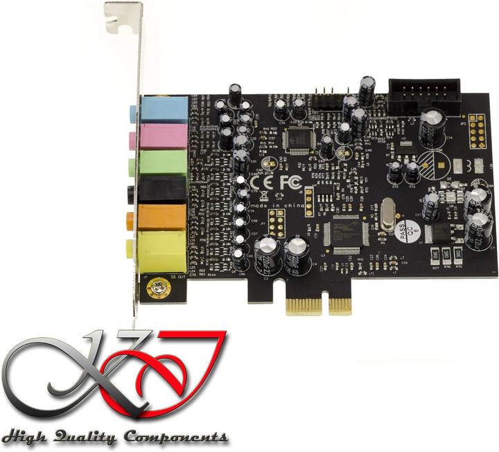KALEA-INFORMATIQUE PCIe (PCI Express) 7.1-Kanal-Sound-Controller-Karte mit CMedia Oxygen CM8828 und