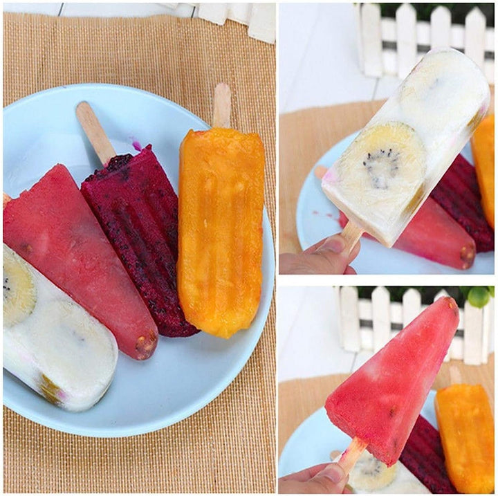 Eisform aus Edelstahl, für gesundes hausgemachtes Eis ideal für Partys drinnen und draussen, 10 Stüc