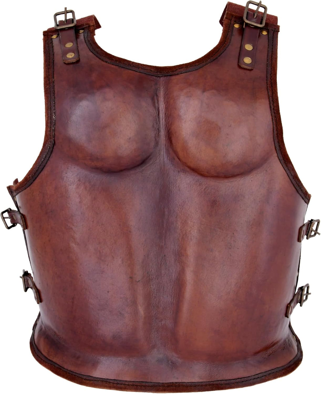 Battle-Merchant Muskelbrustpanzer aus starkem Leder - Brustpanzer