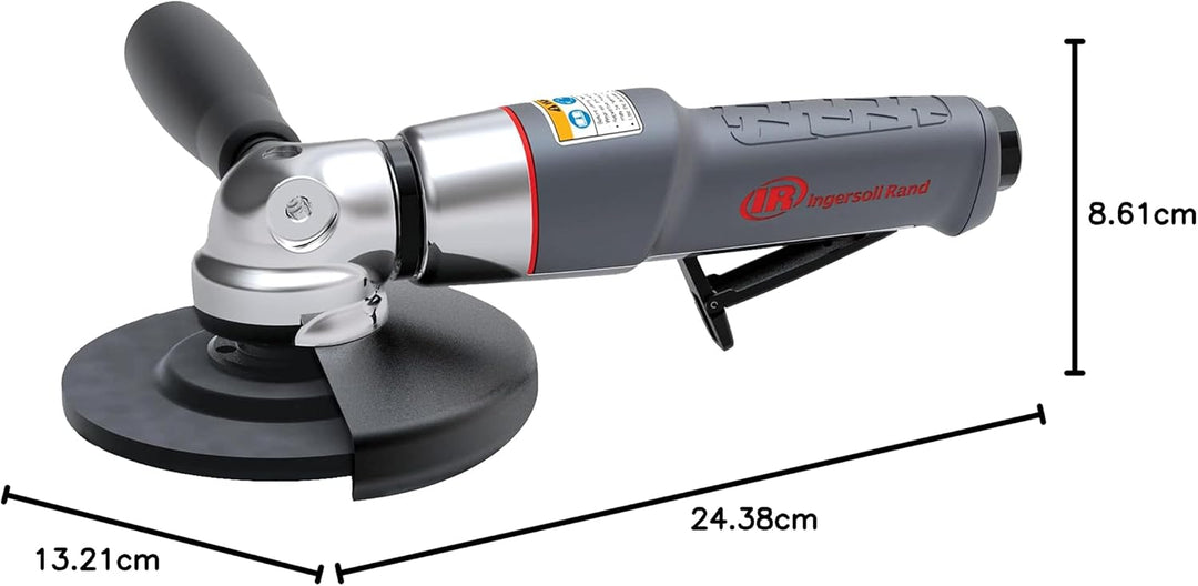 Ingersoll Rand Druckluft Winkelschleifer 3445MAX-M - 125 mm Pneumatischer Schleifer - M14 Aufnahme,