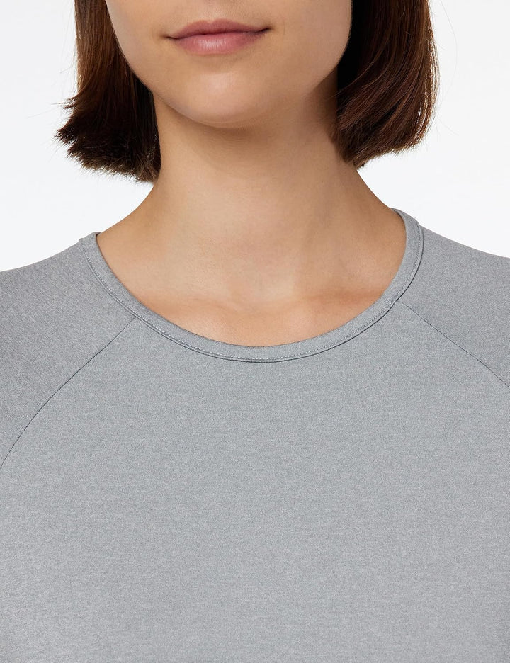 Odlo Damen Active 365_314101 Kurzarm Laufshirt (1er Pack) M Stone Grey Melange, M Stone Grey Melange