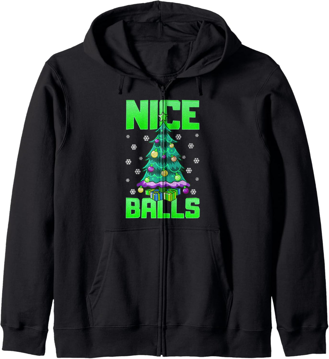 Nette Kugeln Lustige Weihnachten Kapuzenjacke