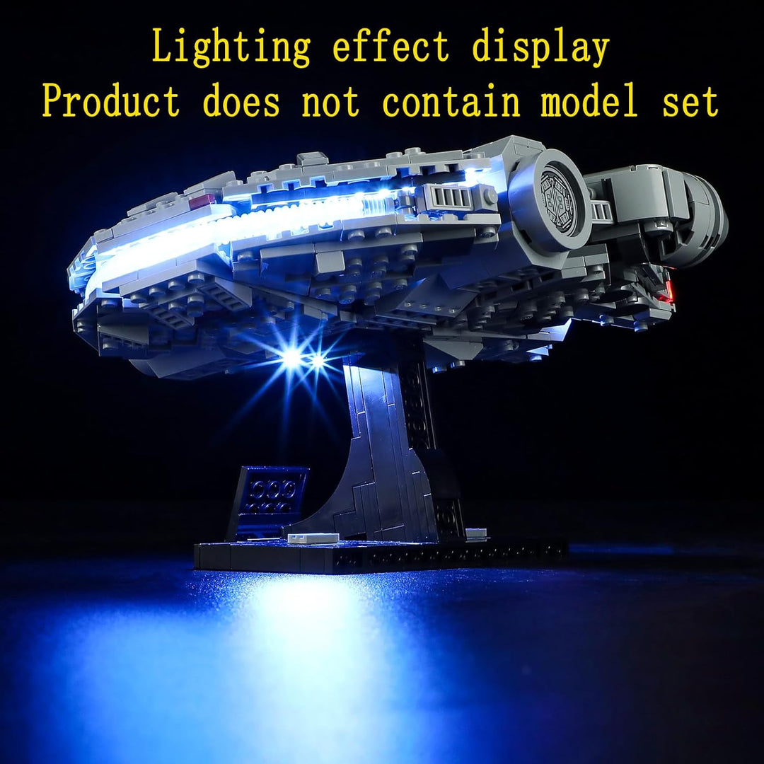GEAMENT 2024 LED Licht-Set Kompatibel mit Lego 75375 Millennium Falcon 2024 (Modell-Set Nicht enthal