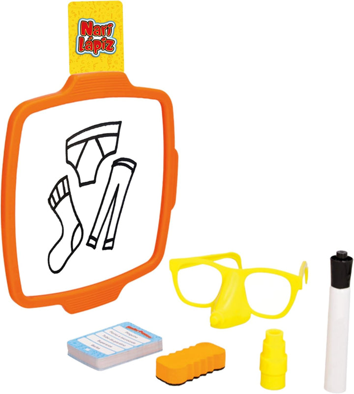 Play Fun NARILAPIZ- Family Game Werden Sie EIN Künstler mit Nur Ihre Nase und einen Filzstift Kinder