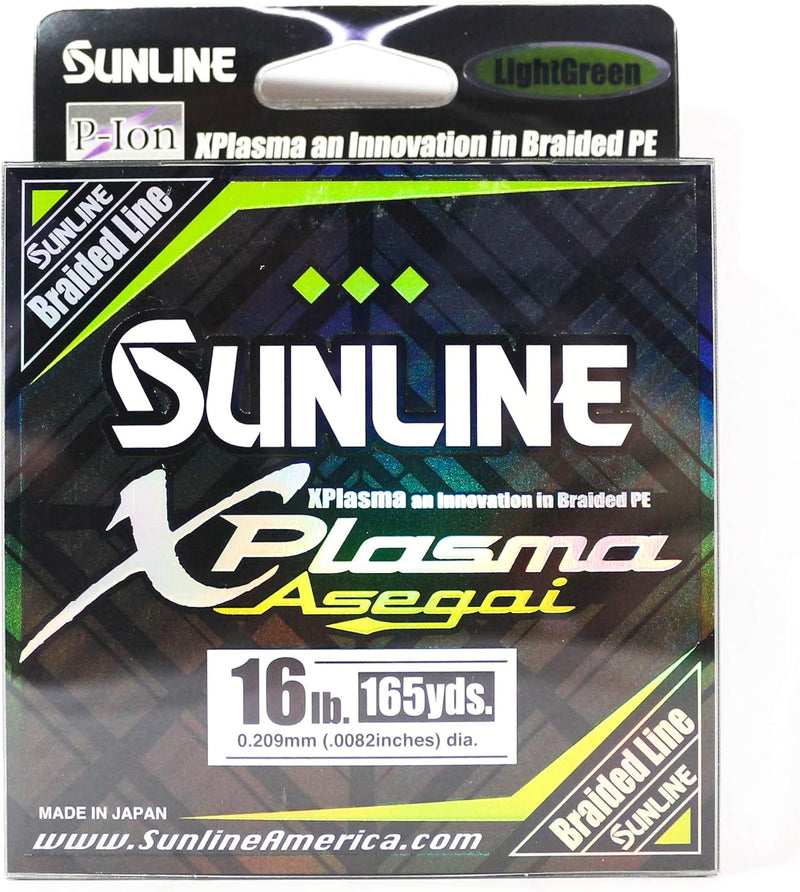 Sunline Unisex-Erwachsene 63043206 Xplasma Asegai Light Green 16LB Test/165 YD, lichtgrün