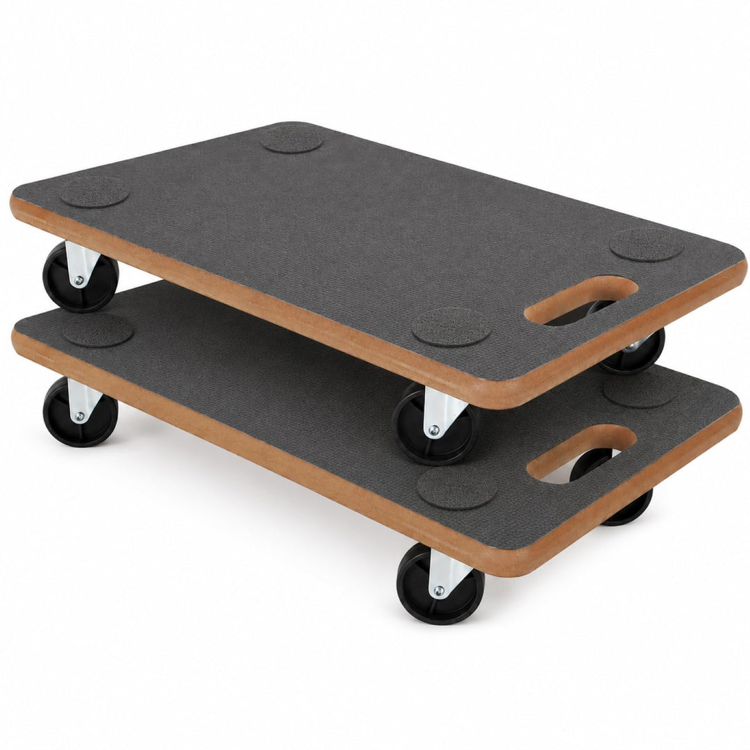 Transportroller 29x58 cm Möbelroller | Tragkraft 250 kg Rollbrett | Robuste Transporthilfe mit leich