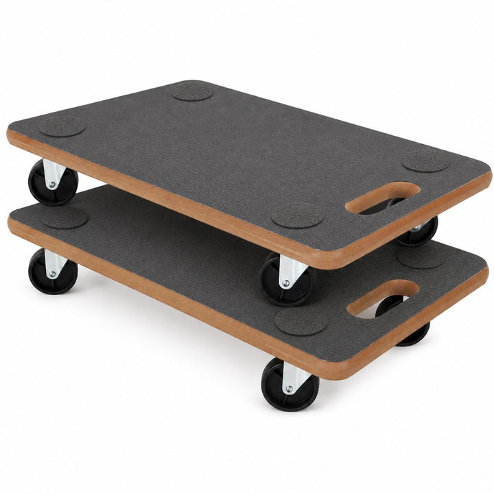 Transportroller 29x58 cm Möbelroller | Tragkraft 250 kg Rollbrett | Robuste Transporthilfe mit leich