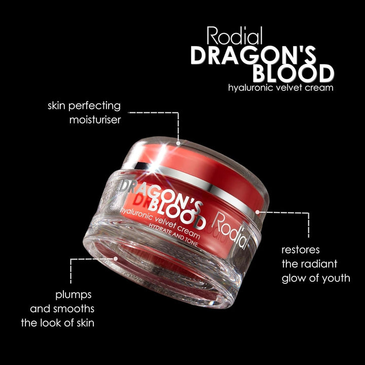 Rodial Dragons Blood Velvet Cream 50 ml Intensive & reichhaltige Feuchtigkeitspflege