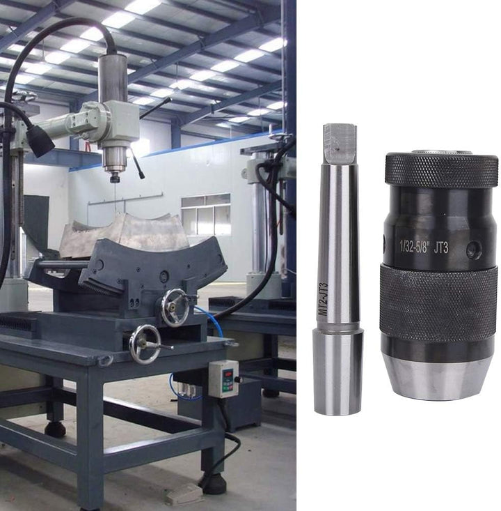 Schnellspannbohrfutter, 1/32 5/8 "JT3 Pro Serie Bohrfutter & JT3-MT2 Zylinderschaft CNC Geeignet für
