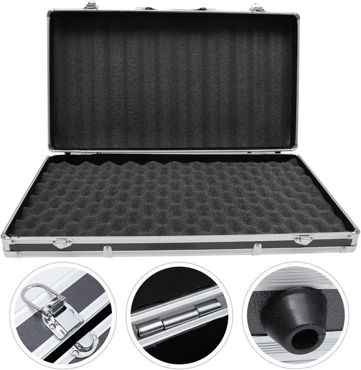 DOITOOL Werkzeugkoffer aus Aluminium Flightcase mit Schaumstoffpolsterung Abschliessbarer Werkzeugka