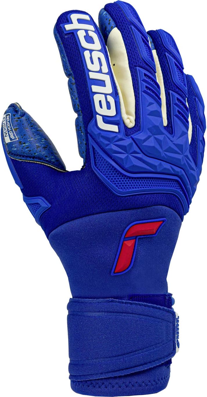 Reusch Unisex – Erwachsene Attrakt Freegel Fusion Goaliator Torwarthandschuh 8 deep blue / deep blue