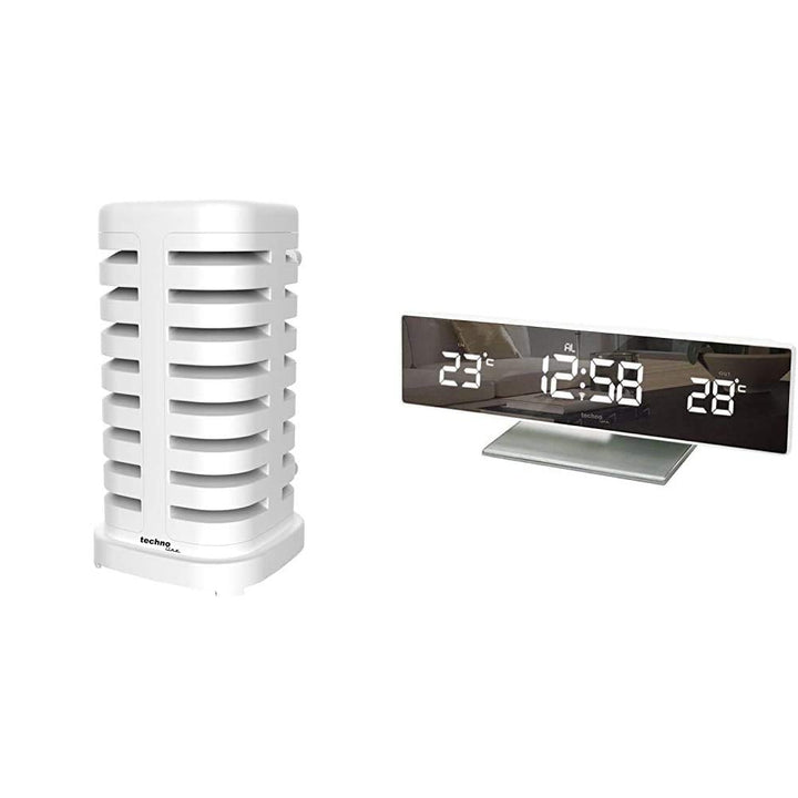 WS 6815 Funkwetterstation mit Schutzhülle für den mit Aussensender mit Wetterschutz, mit Wetterschut