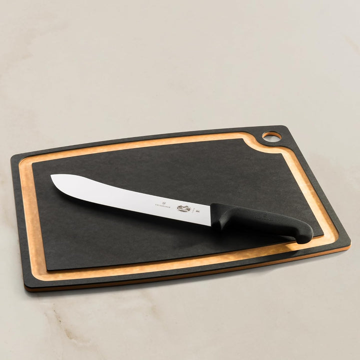 Victorinox Fibrox Schlacht-/Bankmesser, Langes Fleischmesser zum Zerteilen grosser Fleischstücke, 25