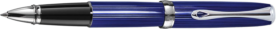 DIPLOMAT - Tintenroller Excellence A2 Skyline blau - Schick und elegant - Lange Lebensdauer - Funkel