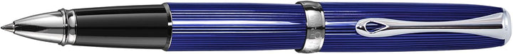 DIPLOMAT - Tintenroller Excellence A2 Skyline blau - Schick und elegant - Lange Lebensdauer - Funkel
