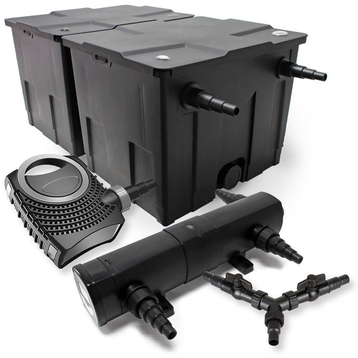 SunSun Filter Set für 60000l Teich 18W Teichklärer NEO8000 70W Pumpe