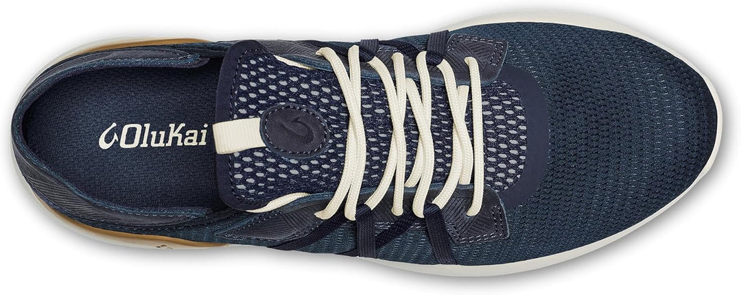 OluKai Herren Mio Li Sneaker 40 EU Trenchblue Natural, 40 EU Trenchblue Natural