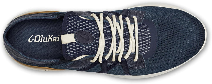 OluKai Herren Mio Li Sneaker 40 EU Trenchblue Natural, 40 EU Trenchblue Natural