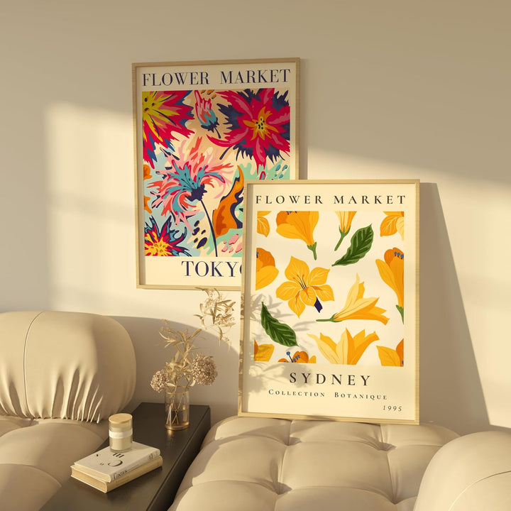 ZoeyAustin® 3 Doppelseitiges Kunstdruck Poster Set, Ohne Rahmen, DIN A3 (30cm x 42cm), Stilvolles Wa