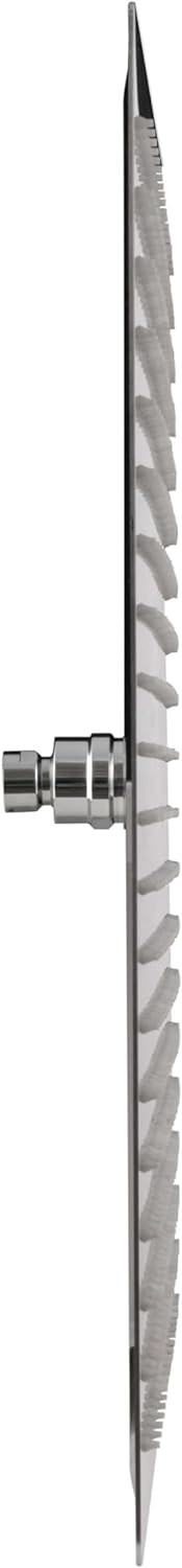 'aquaSu® Kopfbrause Offertio mit 1 Strahlart | eckig | chrom | 50 x 50 cm Sprayplatte | mit Kugelgel