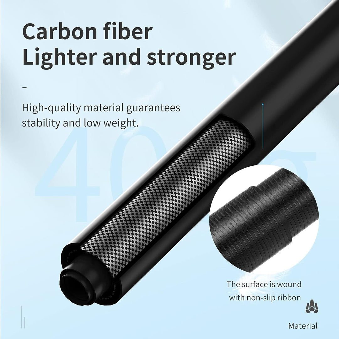 REYGEAK 270 cm Ultra langer Selfie-Stick (verbesserte 2,7 Meter) Kohlefaser Handheld ausziehbar Stan