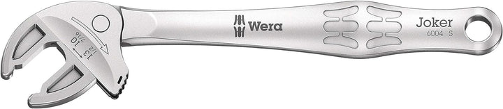 Wera '05020100001 6004 Joker S Selbstjustierender Maulschlüssel, Silber, 10-13 (7/16“-1/2“)