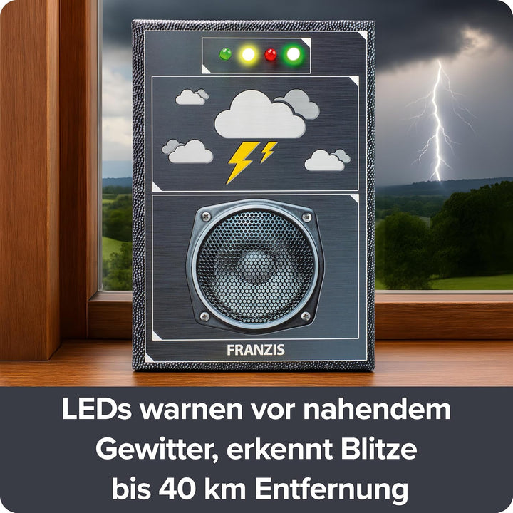 FRANZIS 65238 - Gewitterwarner zum Selberbauen – Rechtzeitig gewarnt vor Unwettern, Hagel und Sturm,